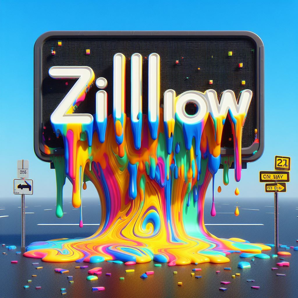 Zillow logo melting addressable market